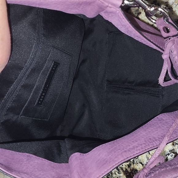 Rebecca Minkoff Purple Suede Hobo Bag - Picture 8 of 13